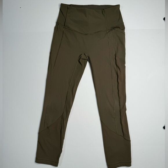 Lululemon Athletica Forest Green High-Waisted Leggings - Picture 3 of 6